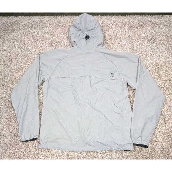 Alaskan Hardgear Windbreaker Mens Medium Full Zip Packable Windproof Lightweight - Picture 2 of 7